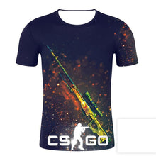 Load image into Gallery viewer, CS GO GLOCK-18 / WATER ELEMANTAL 3D GAMER T SHIRT