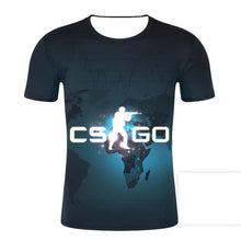 Load image into Gallery viewer, CS GO GLOCK-18 / WATER ELEMANTAL 3D GAMER T SHIRT