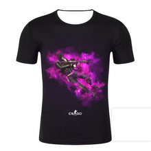 Load image into Gallery viewer, CS GO GLOCK-18 / WATER ELEMANTAL 3D GAMER T SHIRT