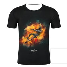 Load image into Gallery viewer, CS GO GLOCK-18 / WATER ELEMANTAL 3D GAMER T SHIRT