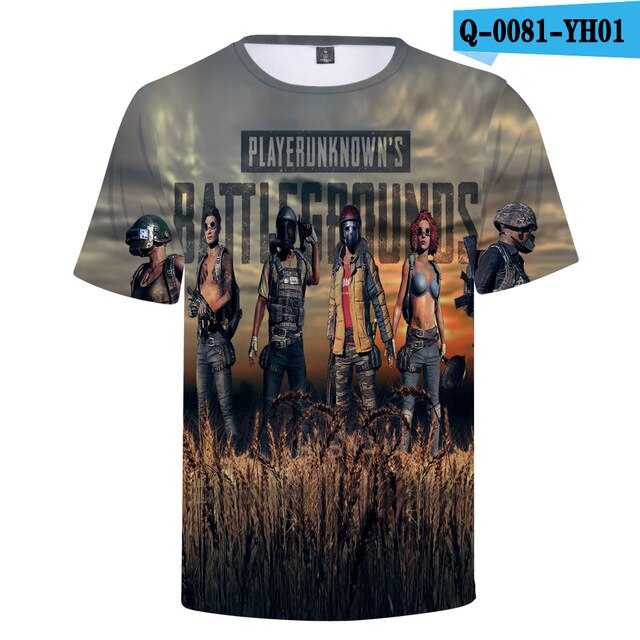 PUBG 3D GAMER T SHIRT