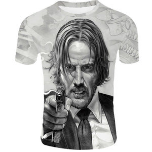 JOHN WICK 3D T SHIRT