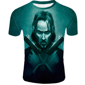 JOHN WICK 3D T SHIRT