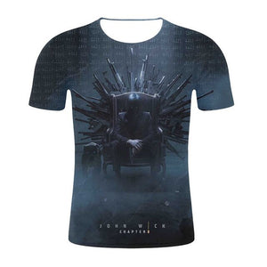 JOHN WICK 3D T SHIRT