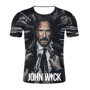 JOHN WICK 3D T SHIRT