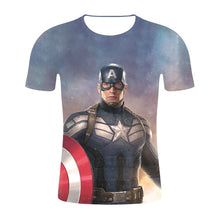 Load image into Gallery viewer, MARVEL AVENGERS 3D PRINTED T SHIRT