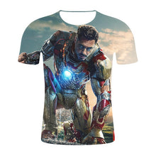 Load image into Gallery viewer, MARVEL AVENGERS 3D PRINTED T SHIRT