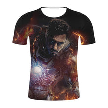 Load image into Gallery viewer, MARVEL AVENGERS 3D PRINTED T SHIRT