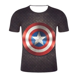 MARVEL AVENGERS 3D PRINTED T SHIRT