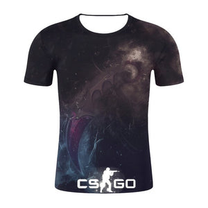 CS GO KARAMBIT / CRIMSON WEB 3D GAMER T SHIRT