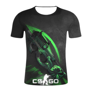 CS GO PP-BIZON 3D GAMER T SHIRT