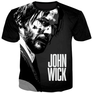 JOHN WICK 3D T SHIRT